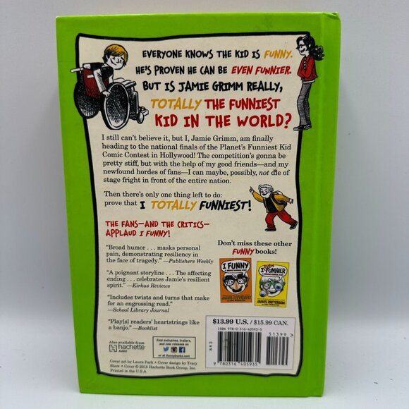 Totally Funniest: A Middle School Story By James Patterson 2015 Hardcover 1st Ed - Picture 2 of 3